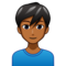 Man - Medium Black emoji on Emojidex